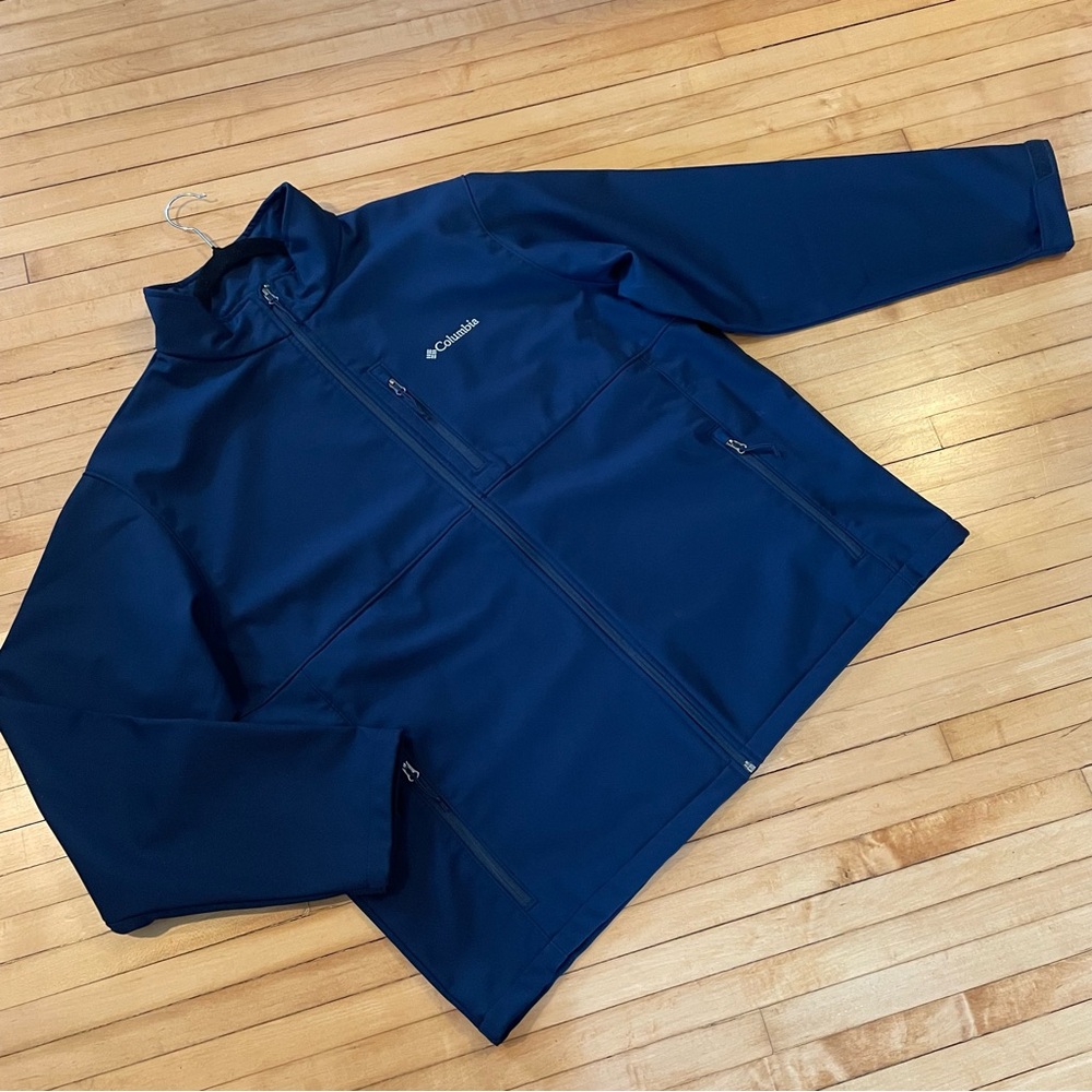 COLUMBIA Men's Ascender Soft Shell Performance Jacket Coat Fleece Lined